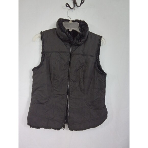 Unbranded Womens Medium Black Vest Full zip Pockets - Picture 3 of 10
